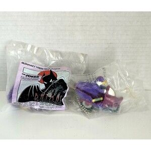 90s McDonald's Happy Meal Toys The Joker & Darkwing Duck Flashlight Keychain
